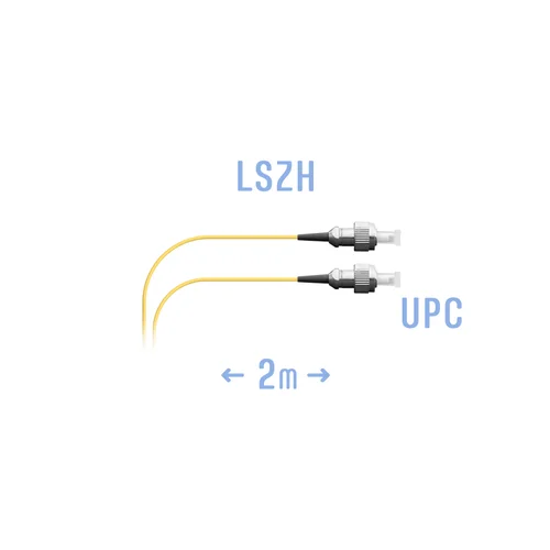 Шнур монтажный оптический FC/UPC SM 2м. (0,9мм)